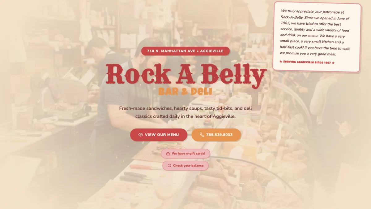 Sandwich bar and deli, USA
